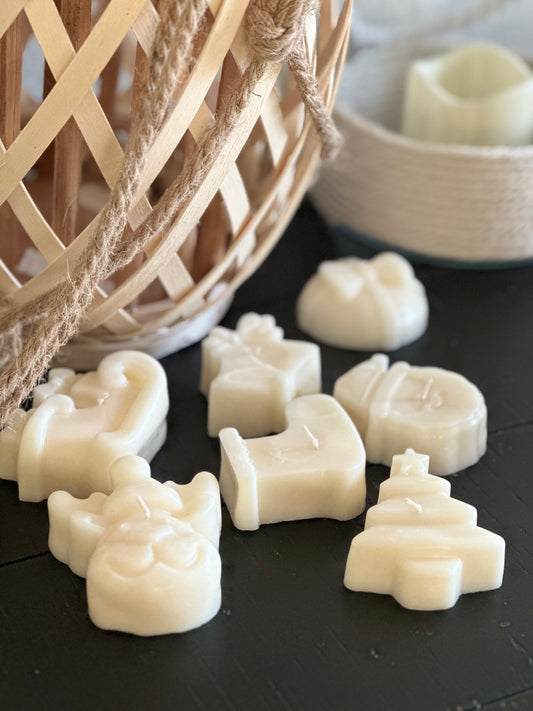 Little Holiday Pillar Candles