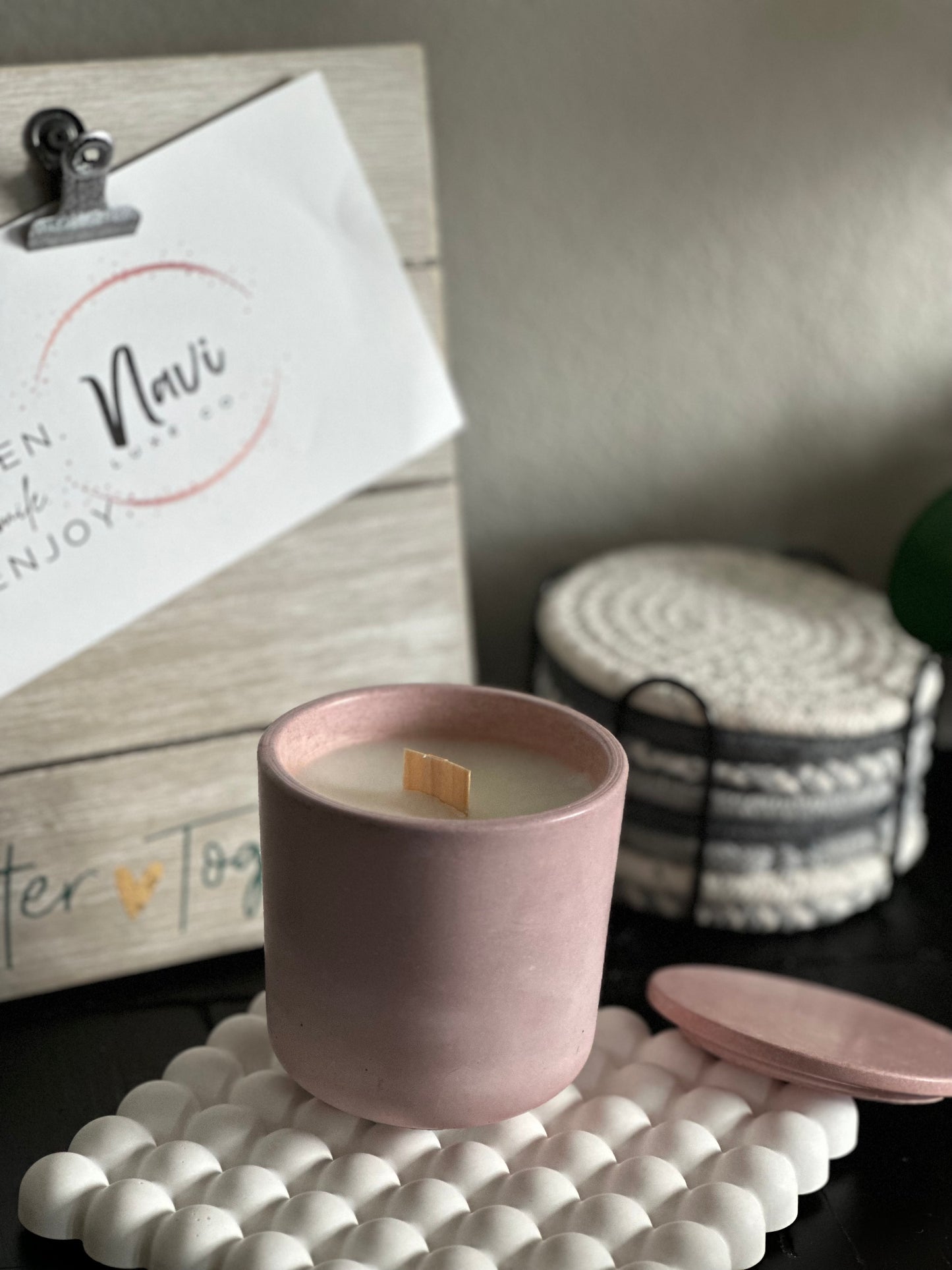 9oz Cement Candles