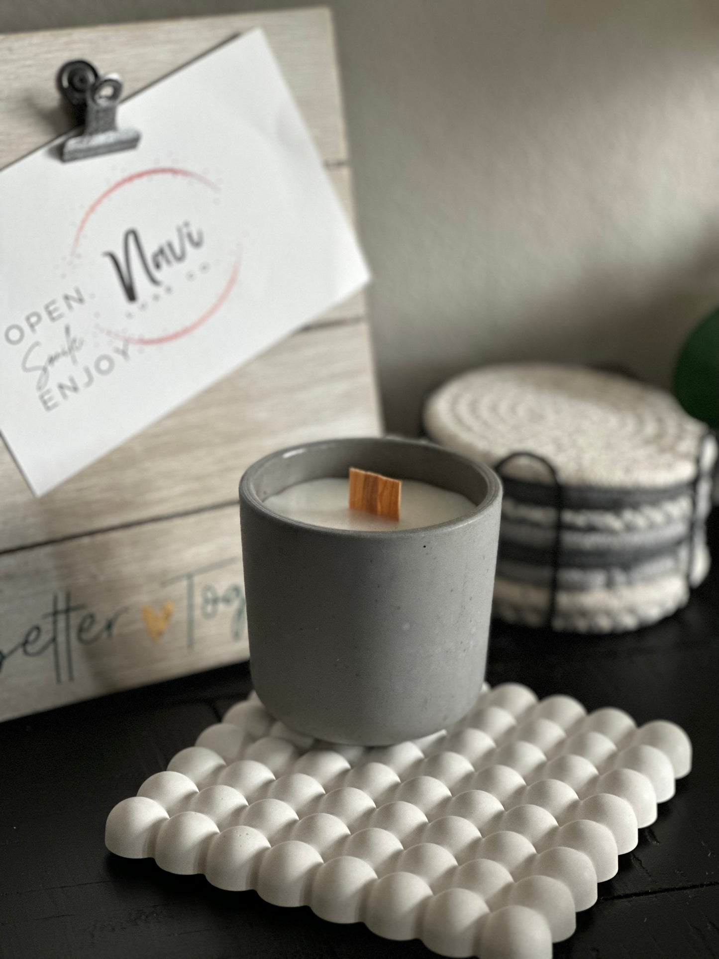 9oz Cement Candles