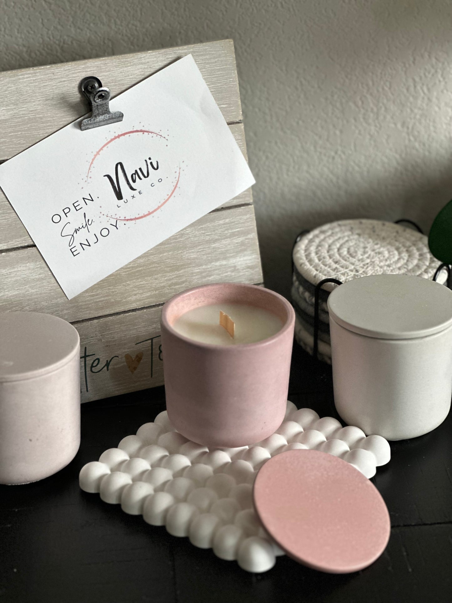 9oz Cement Candles
